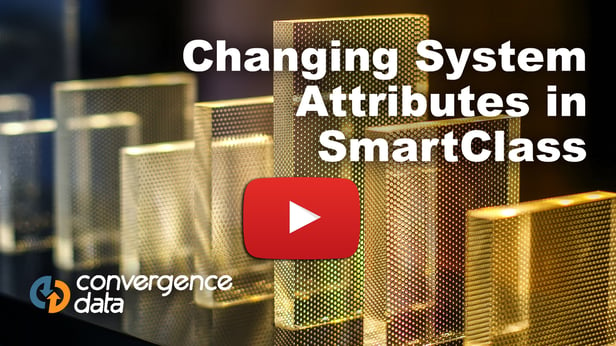 Changing System Attributes in SmartClass