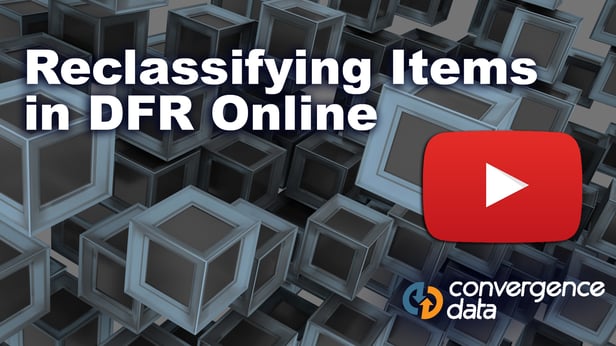 Reclassifying Items in DFR Online 1