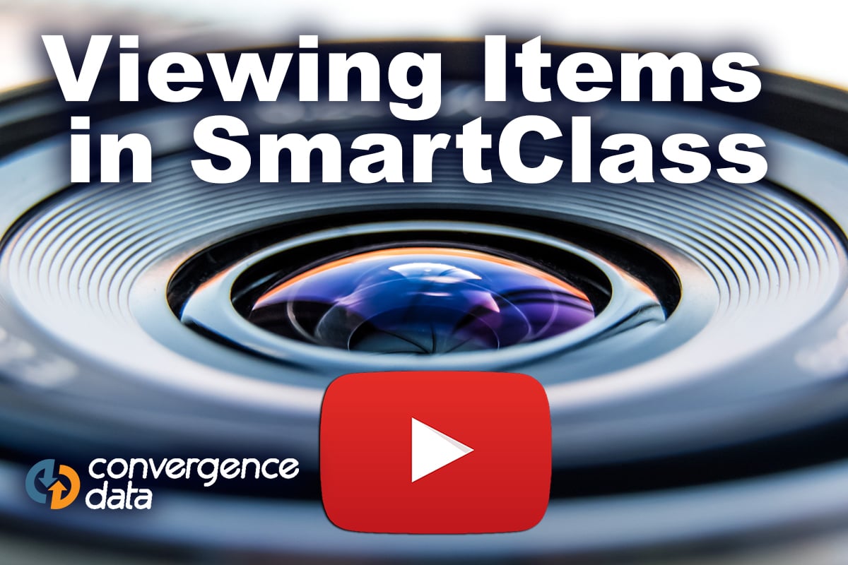 Viewing Items in SmartClass