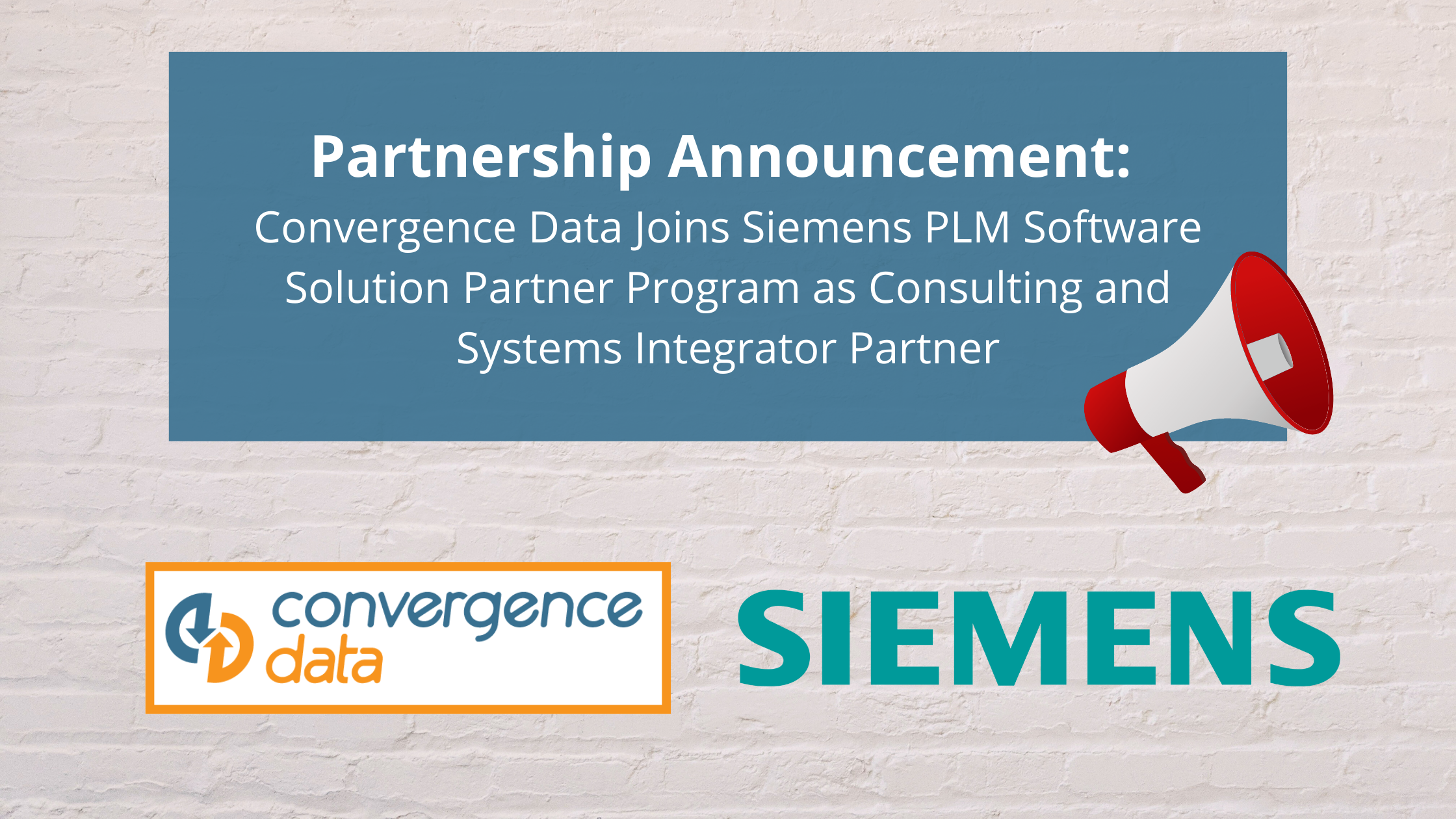 Convergence Data Partners with Siemens PLM Software